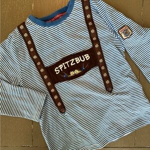 Toddler Boys Oktoberfest Long-Sleeve Shirt Size 5T • Spitzbub Bondi German Shirt